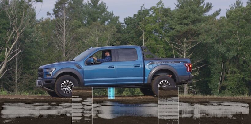 Truck driving with GPR